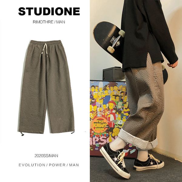 2021 new winter cotton thick men's fashion retro casual wide-leg pants men streetwear wild hip-hop straight trousers mens ksj1, Black
2021 new winter cotton thick men's fashion retro casual wide-leg pants men streetwear wild hip-hop straight trousers mens ksj1, Black