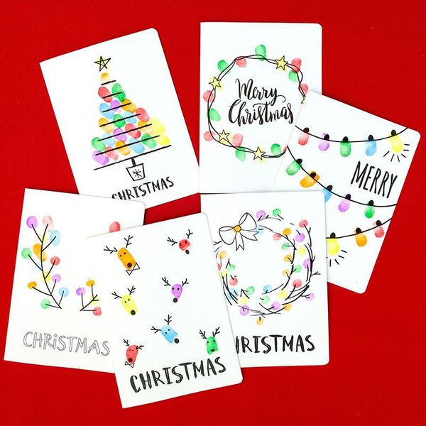 greeting cards 6pcs diy finger face christmas folding type card party invitations gift blank message year blessing
greeting cards 6pcs diy finger face christmas folding type card party invitations gift blank message year blessing