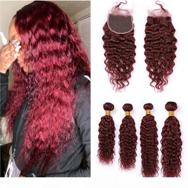 burgundy hair bundles with closure 99j wine red peruvian wet and wavy human hair lace closure with weaves water wave human hair 4bundles, Black;brown
burgundy hair bundles with closure 99j wine red peruvian wet and wavy human hair lace closure with weaves water wave human hair 4bundles, Black;brown