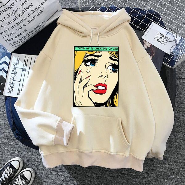 women's hoodies & sweatshirts i think he is cheating on me fashion female vintage casual punk hip hop hooded s-3xl women clothes goth, Black
women's hoodies & sweatshirts i think he is cheating on me fashion female vintage casual punk hip hop hooded s-3xl women clothes goth, Black