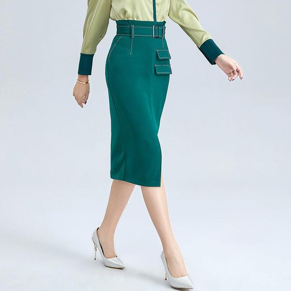 skirts 2021 spring women's clothing contrast color asymmetric mid-length skirt straight patchwork (with belt), Black
skirts 2021 spring women's clothing contrast color asymmetric mid-length skirt straight patchwork (with belt), Black