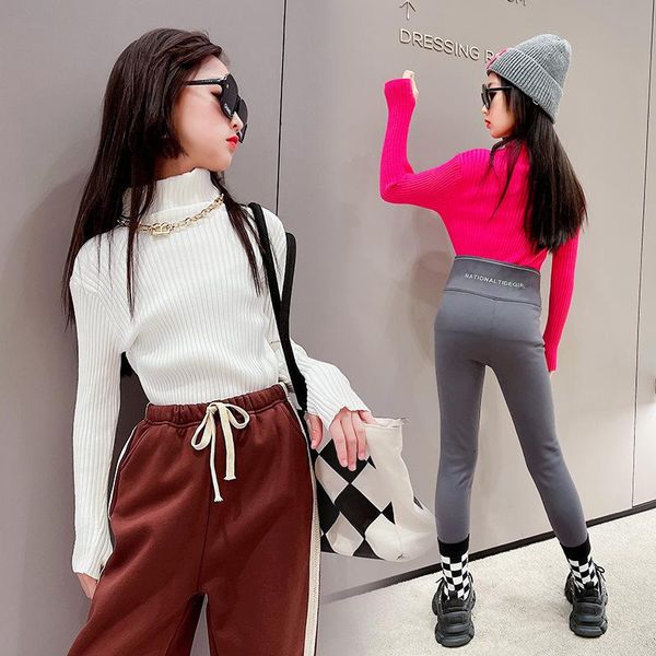 pullover girls sweaters autumn and winter slim baby solid color foreign style half high neck bottoming shirts, Blue
pullover girls sweaters autumn and winter slim baby solid color foreign style half high neck bottoming shirts, Blue