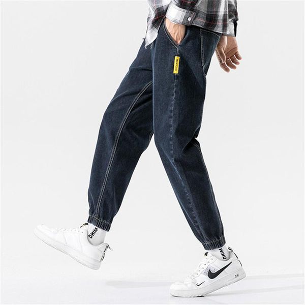 men's jeans little rain men spring summer black blue cargo pants streetwear denim jogger baggy harem jean trousers
men's jeans little rain men spring summer black blue cargo pants streetwear denim jogger baggy harem jean trousers