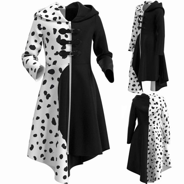 casual dresses ladies dress halloween women's cosplay costume gothic retro long sleeve printed tights jacket black and white witch, Black;gray
casual dresses ladies dress halloween women's cosplay costume gothic retro long sleeve printed tights jacket black and white witch, Black;gray