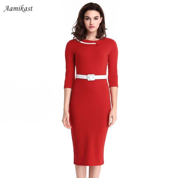 casual dresses h5 women elegant o-neck patchwork three quarter sleeve party vintage business s l xl xxl xxxl, Black;gray
casual dresses h5 women elegant o-neck patchwork three quarter sleeve party vintage business s l xl xxl xxxl, Black;gray