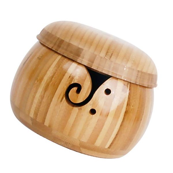 creative bowl durable bamboo bowl yarn storage crochet wool organizer with cover for home (random style)
creative bowl durable bamboo bowl yarn storage crochet wool organizer with cover for home (random style)