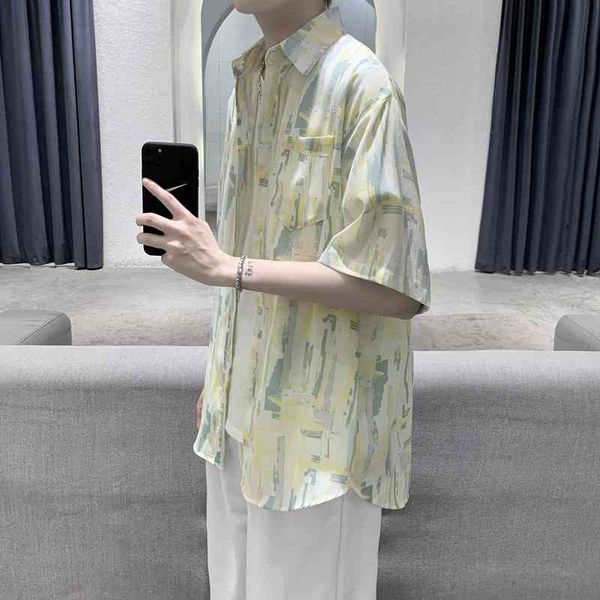 men's casual shirts summer short-sleeved fashion printed streetwear loose breathable dress s hawaiian 7hlp, White;black
men's casual shirts summer short-sleeved fashion printed streetwear loose breathable dress s hawaiian 7hlp, White;black