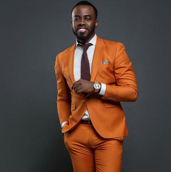 men's suits & blazers orange tailored suit peaked lapel for wedding two pieces male tuxedos slimt fit prom jackets with trousers, White;black
men's suits & blazers orange tailored suit peaked lapel for wedding two pieces male tuxedos slimt fit prom jackets with trousers, White;black