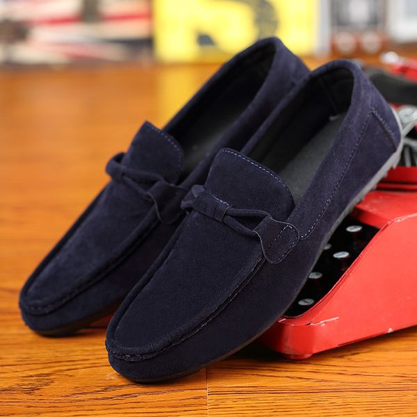 Classic Spring/Autumn Men Casual Shoes Men Loafers Fashion Sneakers Leather Breathable Slip-on Driving Shoes Brand DesignDress Shoes, Blue
Classic Spring/Autumn Men Casual Shoes Men Loafers Fashion Sneakers Leather Breathable Slip-on Driving Shoes Brand DesignDress Shoes, Blue