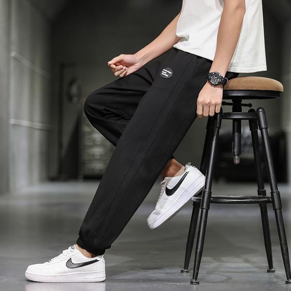 men's pants summer loose fashion brand youth high school students casual hip hop versatile boys' capris, Black
men's pants summer loose fashion brand youth high school students casual hip hop versatile boys' capris, Black