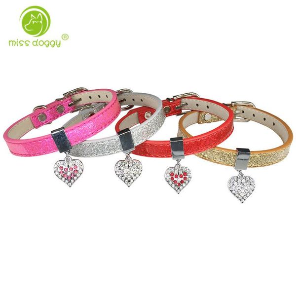 crystal heart charm pet dog collar puppy cat pet buckle dogs leads neck strap pu leather animal accessories for small dogs
crystal heart charm pet dog collar puppy cat pet buckle dogs leads neck strap pu leather animal accessories for small dogs