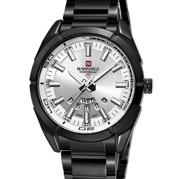 wristwatches naviforce watch mens quartz men waterproof sport watches full steel black relogio masculino, Slivery;brown
wristwatches naviforce watch mens quartz men waterproof sport watches full steel black relogio masculino, Slivery;brown