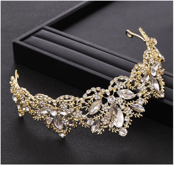 ailibride wedding hair accessories tiara fashion crystal baroque bridal crown gold diadem for bridal wedding hair jewe jlljqu, Silver
ailibride wedding hair accessories tiara fashion crystal baroque bridal crown gold diadem for bridal wedding hair jewe jlljqu, Silver