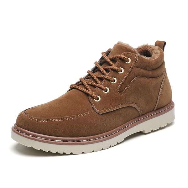 Warm Winter Men Boots Genuine Leather Ankle Boots Men Winter Work Shoes Men Military Fur Snow Boots for Botas 452Dress Shoes, Brown
Warm Winter Men Boots Genuine Leather Ankle Boots Men Winter Work Shoes Men Military Fur Snow Boots for Botas 452Dress Shoes, Brown