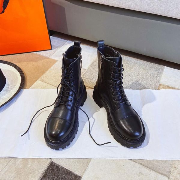 boots fashion comfortable women's ladies zip autumn british style round toe lace-up thick-heel motorcycle, Black
boots fashion comfortable women's ladies zip autumn british style round toe lace-up thick-heel motorcycle, Black
