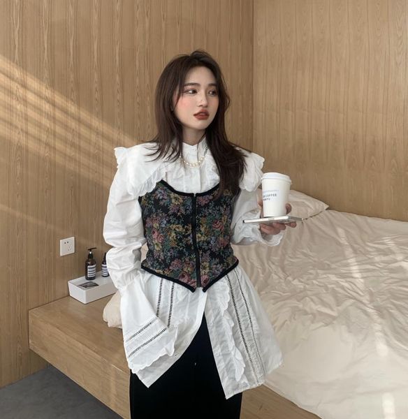 women's blouses & shirts shirt white sense of design small, loose ear edge french fall winter versatile spring chiffon fashion
women's blouses & shirts shirt white sense of design small, loose ear edge french fall winter versatile spring chiffon fashion