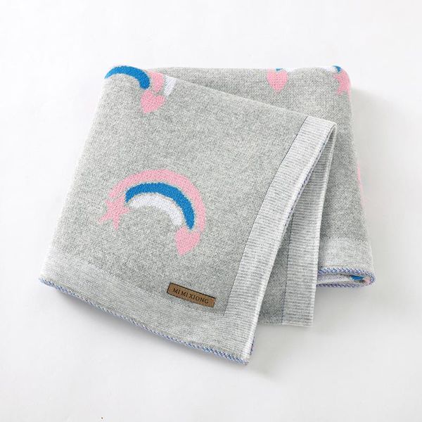 baby blanket cotton knitted newborn boy toddler infant bedding quilt cute rainbow girl stroller wrap swaddle super soft 100*80cm
baby blanket cotton knitted newborn boy toddler infant bedding quilt cute rainbow girl stroller wrap swaddle super soft 100*80cm