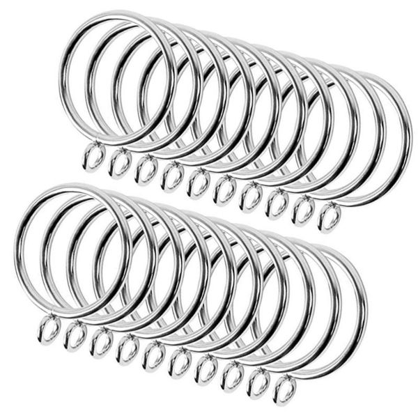 24pcs durable curtain rings practical curtain fastener clip hook hanging hook for home (silver 38mm)
24pcs durable curtain rings practical curtain fastener clip hook hanging hook for home (silver 38mm)