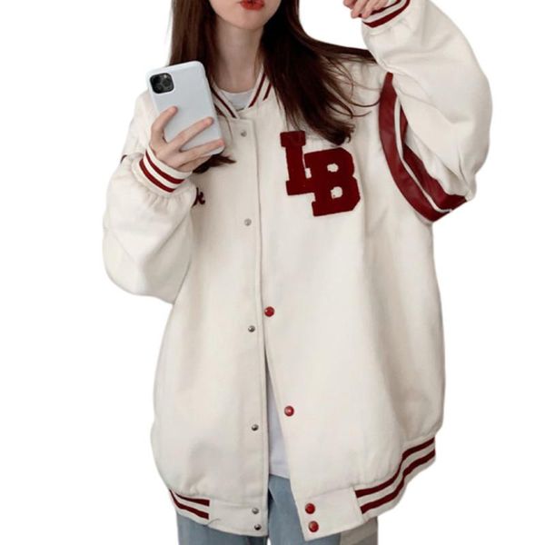 women's trench coats women oversized baseball jackets, striped long sleeve letter embroidery hip hop jackets spring autumn, Tan;black
women's trench coats women oversized baseball jackets, striped long sleeve letter embroidery hip hop jackets spring autumn, Tan;black