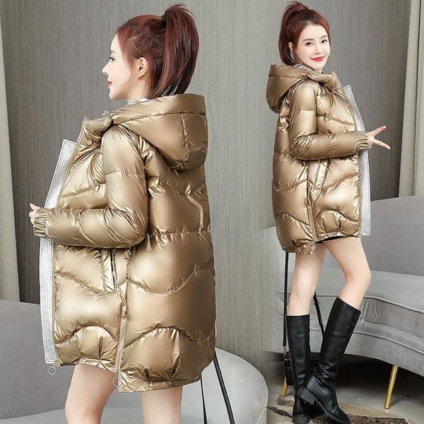 new women's 2021 winter korean version thick warm hooded cotton-padded jacket long-sleeved waist and thin disposable parka female 4p9q, Black
new women's 2021 winter korean version thick warm hooded cotton-padded jacket long-sleeved waist and thin disposable parka female 4p9q, Black