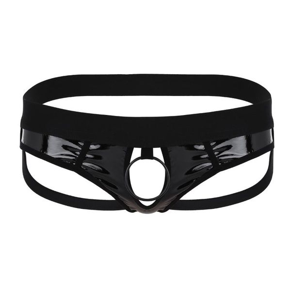 underpants mens metal o-ring crotchless underwear wetlook faux leather open bujockstrap g-string low rise hollow out briefs, Black;white
underpants mens metal o-ring crotchless underwear wetlook faux leather open bujockstrap g-string low rise hollow out briefs, Black;white