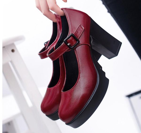 dress shoes arrival women classic pumps spring summer black leather mary jane heels fashion buckle platform woman a046
dress shoes arrival women classic pumps spring summer black leather mary jane heels fashion buckle platform woman a046