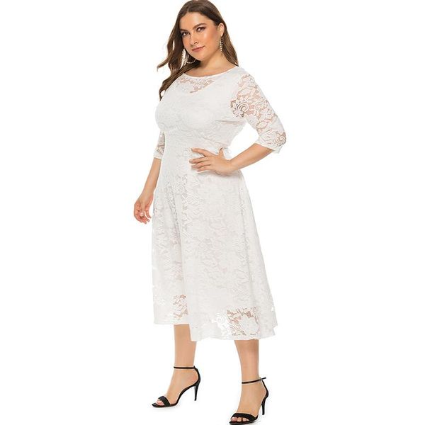 casual dresses vintage elegant lace banquet party dress 2021 summer hollow out 3/4 sleeve pocket black mesh plus size 5xl 6xl, Black;gray
casual dresses vintage elegant lace banquet party dress 2021 summer hollow out 3/4 sleeve pocket black mesh plus size 5xl 6xl, Black;gray