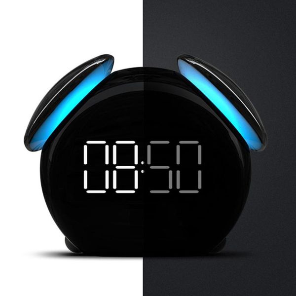 

smart induction wake up rechargeable battery snooze mode for bedrooms touch control kids alarm clock birthday gifts table