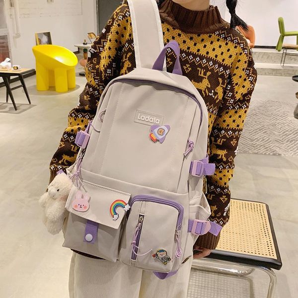 school bags girl large capacity backpacks nylon waterproof knapsack girls korean style backpack schoolbag for college students
school bags girl large capacity backpacks nylon waterproof knapsack girls korean style backpack schoolbag for college students