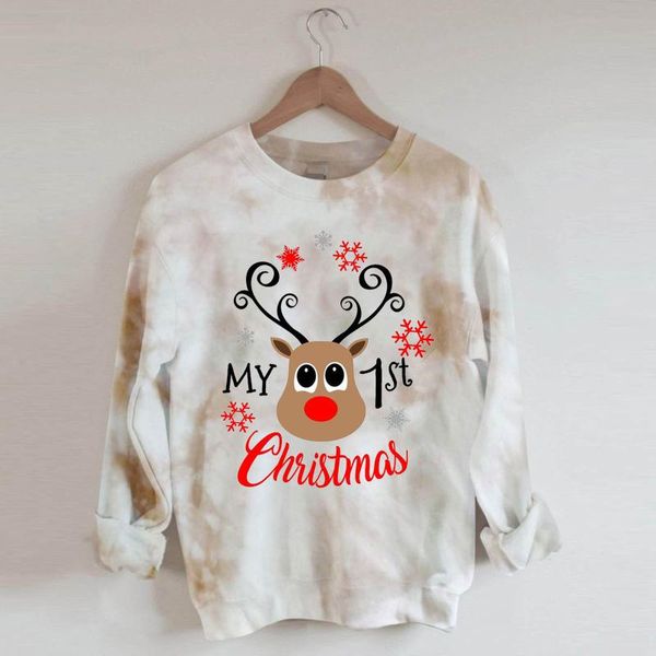 women's hoodies & sweatshirts crewneck sweatshirt women my 1st print christmas oversized loose harajuku long sleeve thin pullover spri, Black
women's hoodies & sweatshirts crewneck sweatshirt women my 1st print christmas oversized loose harajuku long sleeve thin pullover spri, Black