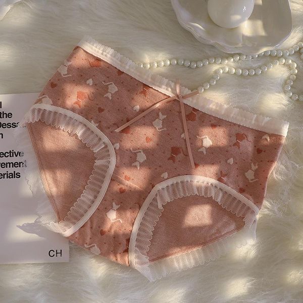 women's panties girl's cotton briefs lace-edged cat patterns bowknot female lingerie breathable cute ladies mid-waist underwear, Black;pink
women's panties girl's cotton briefs lace-edged cat patterns bowknot female lingerie breathable cute ladies mid-waist underwear, Black;pink
