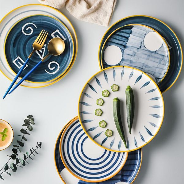 creative ceramic dinner plates steak art round dinner plates tableware set talerze obiadowe zestaw household tableware di50cj
creative ceramic dinner plates steak art round dinner plates tableware set talerze obiadowe zestaw household tableware di50cj