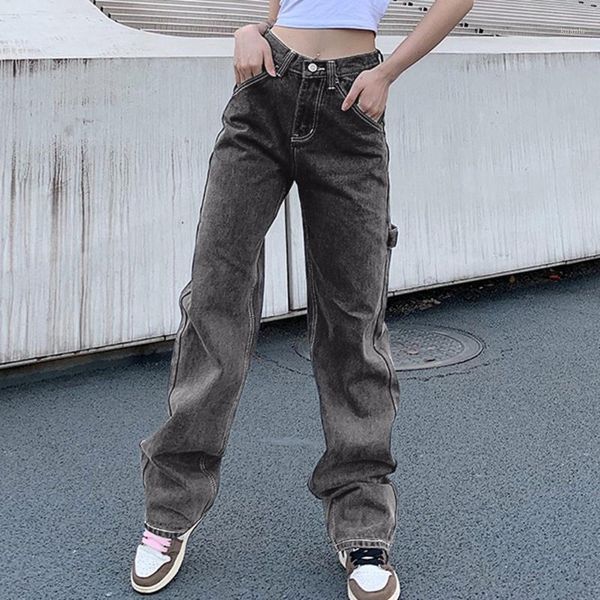 women's pants & capris high waist loose wide leg denim clothing blue streetwear vintage 2021 fashion harajuku straight woman jeans, Black;white
women's pants & capris high waist loose wide leg denim clothing blue streetwear vintage 2021 fashion harajuku straight woman jeans, Black;white