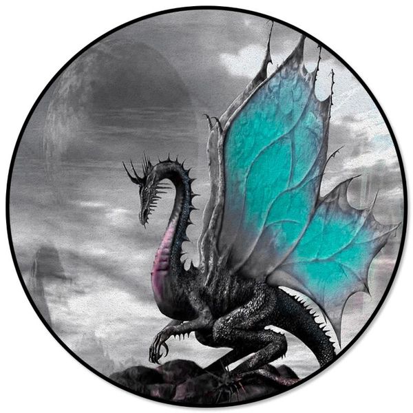 carpets magic western dragon retro round rug for living room bedroom non-slip chair floor mats kid doormat
carpets magic western dragon retro round rug for living room bedroom non-slip chair floor mats kid doormat