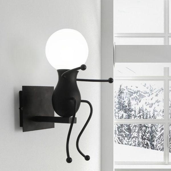 iron led wall lamp american creative wall lights metal cartoon robot sconce light bedroom children room luminaire #t3g
iron led wall lamp american creative wall lights metal cartoon robot sconce light bedroom children room luminaire #t3g