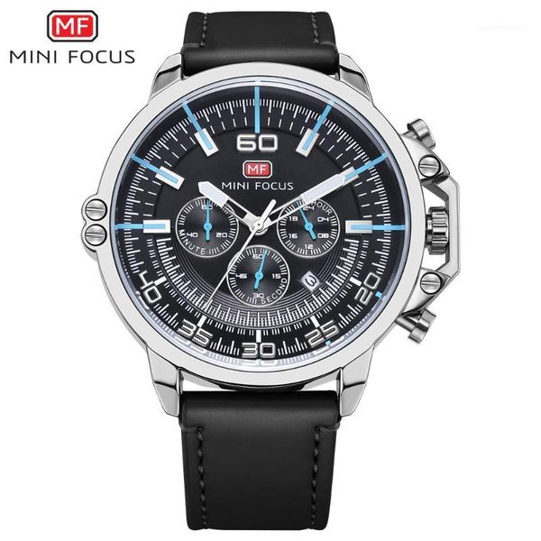 fashion chronograph sport mens watches waterproof military quartz watch leather band clock relogio masculino wristwatches, Slivery;brown
fashion chronograph sport mens watches waterproof military quartz watch leather band clock relogio masculino wristwatches, Slivery;brown