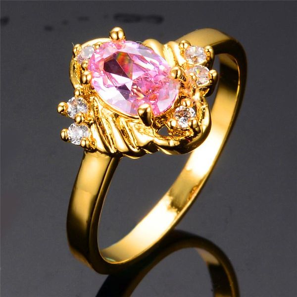wedding rings luxury female pink zircon ring fashion gold color unique style promise engagement for women, Slivery;golden
wedding rings luxury female pink zircon ring fashion gold color unique style promise engagement for women, Slivery;golden