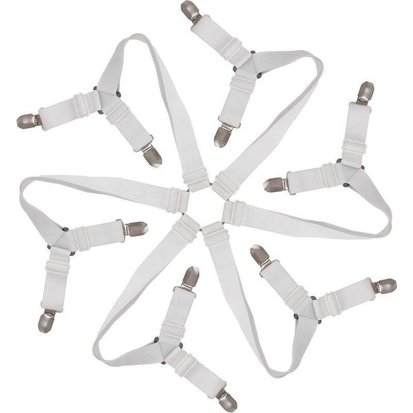bed sheet clips grippers fasteners 3 way 6 sides sheet suspenders elastic holders mattress clips straps - adjustable fit
bed sheet clips grippers fasteners 3 way 6 sides sheet suspenders elastic holders mattress clips straps - adjustable fit