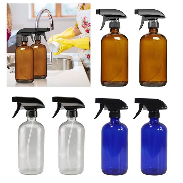 storage bottles & jars 2x 250/500ml boston round empty glass spray container cleaning products + trigger sprayer
storage bottles & jars 2x 250/500ml boston round empty glass spray container cleaning products + trigger sprayer