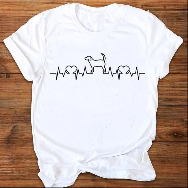 women graphic dog heartbeat love cartoon fashion 90s ladies printing print clothes lady tees female t shirt womens, White
women graphic dog heartbeat love cartoon fashion 90s ladies printing print clothes lady tees female t shirt womens, White