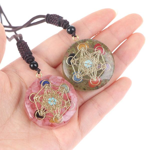 pendant necklaces orgonite natural crystal seven chakra symbol necklace energy meditation jewelry 1pcs, Silver
pendant necklaces orgonite natural crystal seven chakra symbol necklace energy meditation jewelry 1pcs, Silver