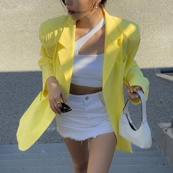 women's suits & blazers fashion long green casual loose oversized blazer coat jacket for woman 2021 outwear autumn winter sleeve, White;black
women's suits & blazers fashion long green casual loose oversized blazer coat jacket for woman 2021 outwear autumn winter sleeve, White;black