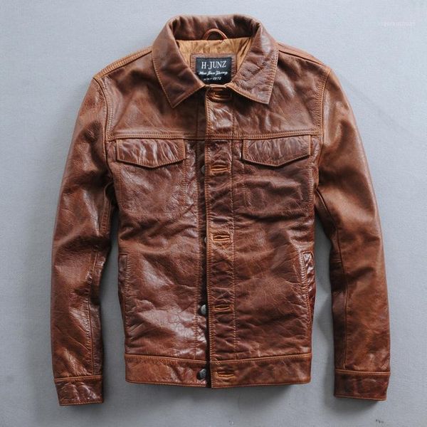 men's leather & faux slim italy vintage fit jacket men single breasted biker coat for brown short casual motorcycle, Black
men's leather & faux slim italy vintage fit jacket men single breasted biker coat for brown short casual motorcycle, Black