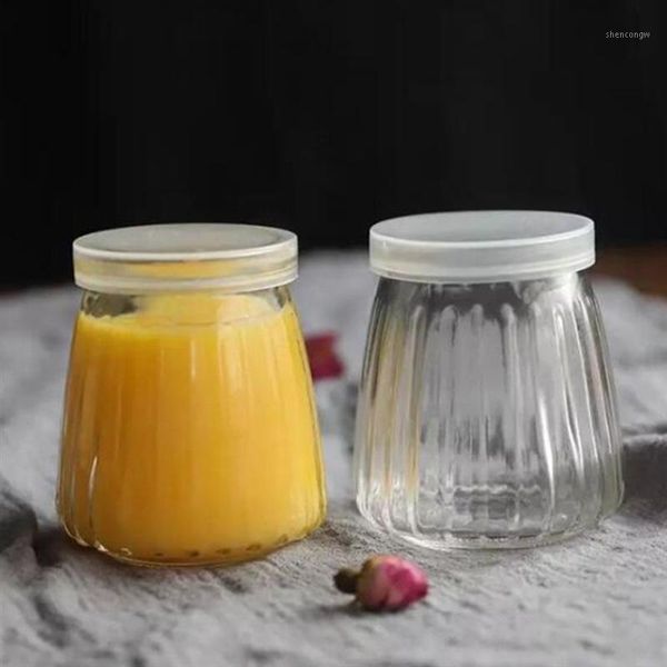 storage bottles & jars 8pcs 100/130/150/200ml vertical striped pudding heat-resistant glass jelly yogurt jar containers milk cup with lid
storage bottles & jars 8pcs 100/130/150/200ml vertical striped pudding heat-resistant glass jelly yogurt jar containers milk cup with lid