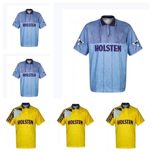 1991 92- 93 -94 95 -98 gascoigne retro soccer jersey campbell mabbutt ruddock sheringham lineker tottenham klinsmann carr ferdinand, Black;yellow
1991 92- 93 -94 95 -98 gascoigne retro soccer jersey campbell mabbutt ruddock sheringham lineker tottenham klinsmann carr ferdinand, Black;yellow