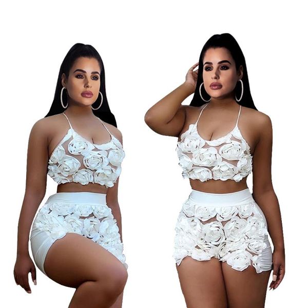 women's tracksuits women clothing white black halter backless floral lace 2 piece set party elegant and shorts sets nightout suits, Gray
women's tracksuits women clothing white black halter backless floral lace 2 piece set party elegant and shorts sets nightout suits, Gray