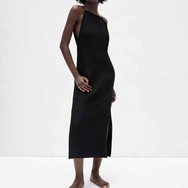 casual dresses xikom 2021 summer women black side slit slim midi dress female spaghetti strap vintage ladies, Black;gray
casual dresses xikom 2021 summer women black side slit slim midi dress female spaghetti strap vintage ladies, Black;gray