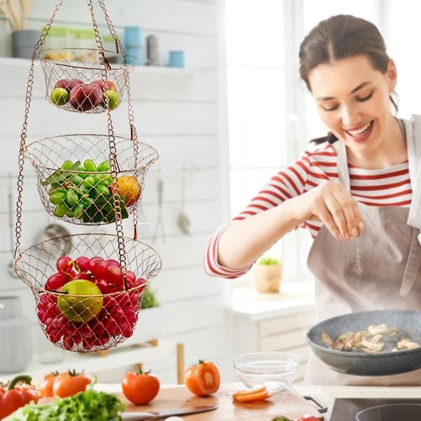 storage baskets three-layer hanging basket domestic hangable iron for fruits vegetables kitchen foldable stainless steel
storage baskets three-layer hanging basket domestic hangable iron for fruits vegetables kitchen foldable stainless steel