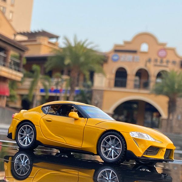 132 toyota supra alloy sports car model diecasts & toy metal vehicles toy car model simulation sound light childrens toys gift novelty games
132 toyota supra alloy sports car model diecasts & toy metal vehicles toy car model simulation sound light childrens toys gift novelty games