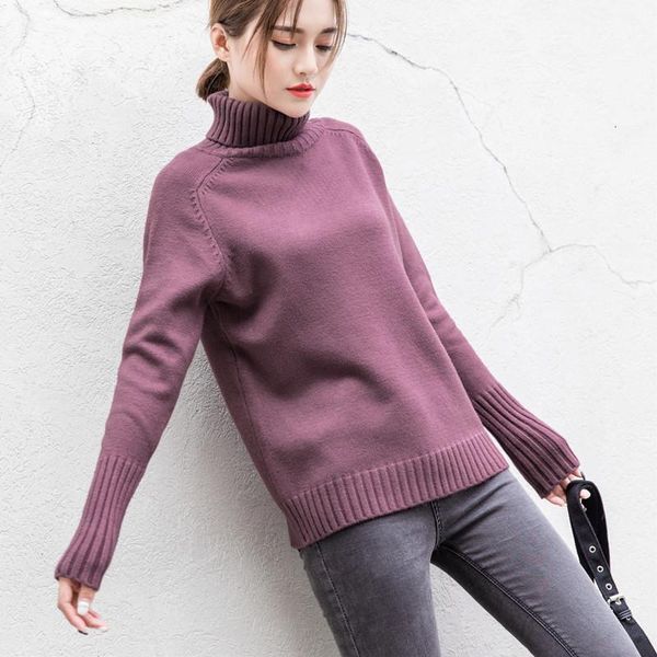 2021 new women turtleneck knitted sweater autumn winter korean loose long sleeve pullover warm soft female bottoming jumper knitwear 7mj4, White;black
2021 new women turtleneck knitted sweater autumn winter korean loose long sleeve pullover warm soft female bottoming jumper knitwear 7mj4, White;black